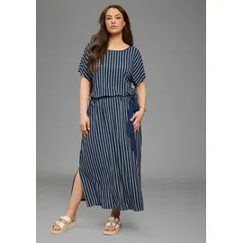 laura scott curve Maxikleid Gestreift Beige/Blau 52