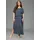 laura scott curve Maxikleid Gestreift Beige/Blau 52