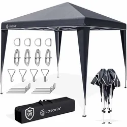 Faltpavillon Capri - Popup Anthrazit 3x3m