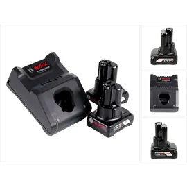 Bosch Professional Akku-Starterset mit 2x 6.0Ah, GAL 12V-40