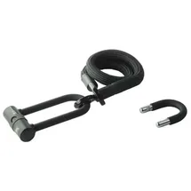 Texlock Tex-lock Eyelet U/X-Lock Bügelschloss 80cm - Black - One Size