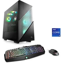 CSL Gaming-PC "Aqueon C99366 Extreme Edition", schwarz, Windows 11 Home,64bit, 32 GB RAM 2000 GB SSD, Computer