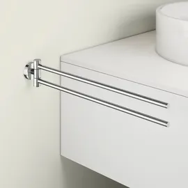 viverso x sense Handtuchhalter, 2-armig, schwenkbar, VR4400CR,