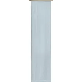 Wirth Schiebegardine Newbury (1 St), Klettband, blickdicht, Jacquard, Ohne Befestigungszubehör, Breite: 57 cm blau 57 cm x 175 cm
