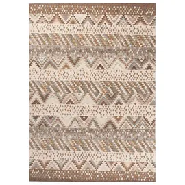 Pergamon Kelim-Teppich Modern Kelim 200 x 290 cm Mischgewebe Braun