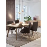 Stressless® Polsterstuhl Laurel, Low Back mit Armlehne, Größe L, mit schräggestellten Beinen in Schwarz braun