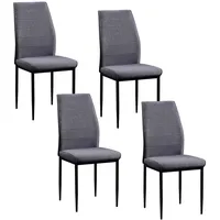 Hti-Living Stuhl Madison Webstoff Grau