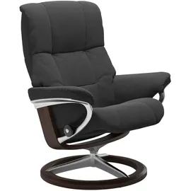 Stressless "Mayfair", mit Signature Base, Größe S, M & L, Gestell Braun grau 79 cm x 102 cm x 44 cm