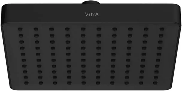 VitrA Base Square Kopfbrause Form eckig 20 x 20 cm (BxT) Schwarz Matt,A4590536EXP A4590536EXP