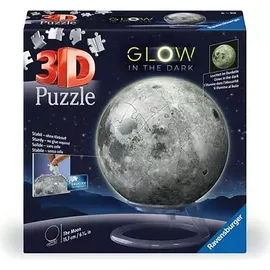 Ravensburger 3D Puzzle-Ball Der Mond - Glow-in-the-Dark