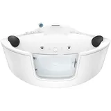 AcquaVapore Whirlpool-Badewanne 140 x 140 cm (W60-TH-ALL)