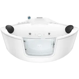 AcquaVapore Whirlpool-Badewanne 140 x 140 cm (W60-TH-ALL)