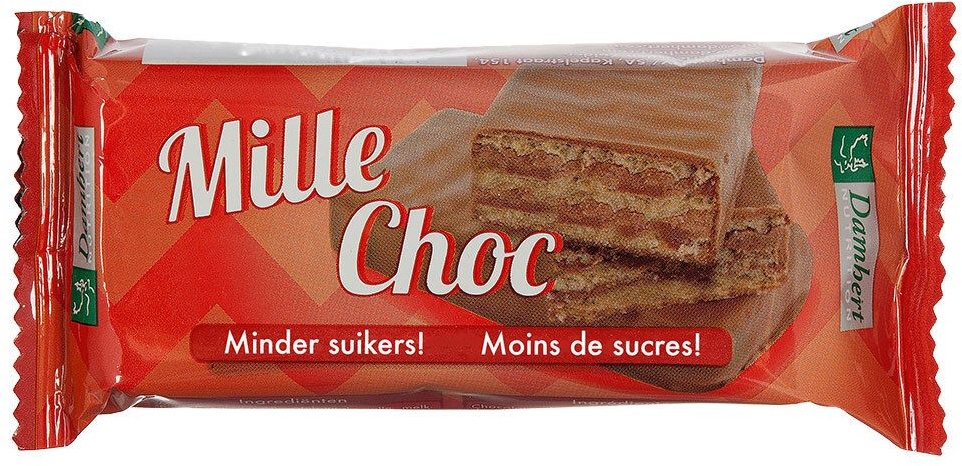 Damhert Mille Choc Moins de Sucres 34 g Snack