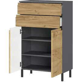 Möbel Kraft Kommode ¦ holzfarben ¦ Maße (cm): B: 60 H: 97 T: 34.0