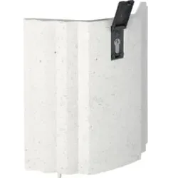 Hager ZAY79348 Tür, Ersatzteil, runde Säule, H: 1150 mm
