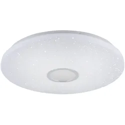 LED Deckenleuchte, Nachthimmel Optik, dimmbar, rund, Fernbedienung, modern