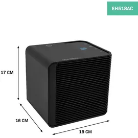 VONROC Elektro Heizung - 2000W - 3 Heizstufen - Thermostat und Timer