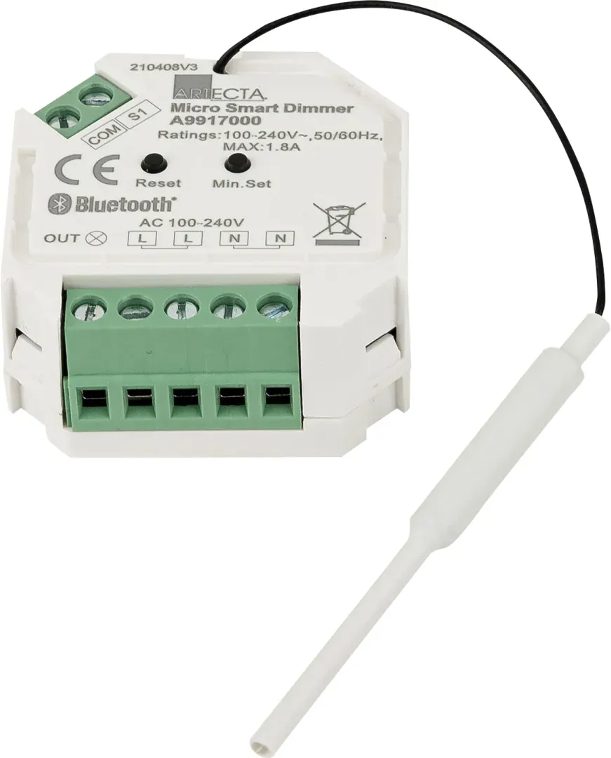 Artecta Bluetooth + RF AC Phase Dimmer Bis zu 400 W - Hinter- und Vorderkante