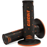 CIRCUIT EQUIPMENT Motorradgriffe Jupiter Racing Lenkergriffe Schwarz/Orange