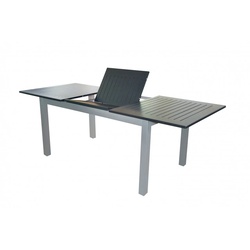 Doppler DETROIT Alu-Ausziehtisch 220/280x100cm silber/schwarz