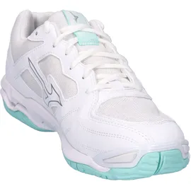 Mizuno WAVE PHANTOM 3 Damen Handballschuhe, weiß, Größe 43 - 43