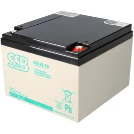 SSB Battery Blei Akku SBL 26-12i AGM 26000 mAh 1 St.