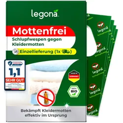 Schlupfwespen gegen Kleidermotten