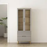 OTTO home Highboard 70 x 180 x 40 cm grau