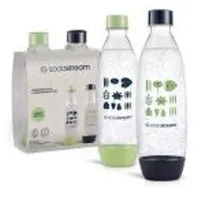 Flaschen für Sodastream Fuse 1l, Grün/Schwarz - Grün/Schwarz