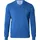 FYNCH-HATTON Pullover mit V-Ausschnitt Blau L