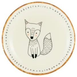 CreaTable Freunde des Waldes Teller 21 cm 4er Set