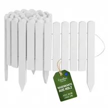 Creative Home Rasenkante 200 x 30 cm 1 Stück Weiß