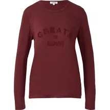 s.Oliver Longsleeve mit appliziertem Artwork - rot - 36