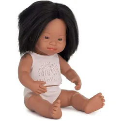 miniland dolls Babypuppe südamerikanisches Mädchen mit Down-Syndrom