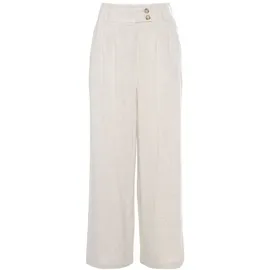 LASCANA Bundfaltenhose Beige 34