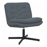VidaXL Drehender Entspannungsstuhl Dunkelgrau 63 x 75 x 76