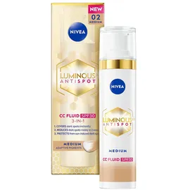 NIVEA Luminous 630 Anti Spot aufhellende CC-Creme SPF 30 Farbton Medium 40 ml