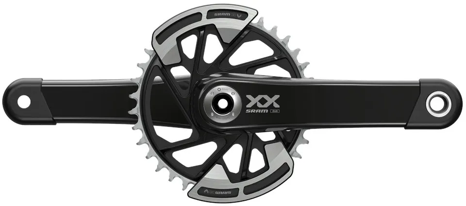 SRAM XX Eagle DUB Kurbel | 55 mm Kettenlinie 174 mm Q-Faktor | schwarz