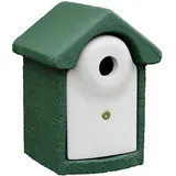 Cj Wildlife Nistkasten Holzbeton 24 x 19 cm, Ø 32 mm, grün/weiß