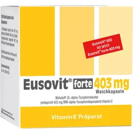 Strathmann GmbH & Co.KG Eusovit forte 403 mg Weichkapseln