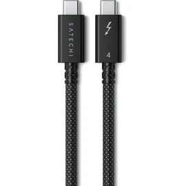 Satechi Thunderbolt 4 Kabel (1m), unterstützt 8K-Displays, Datenübertragung mit 40 Gbit/s, 240W PD-Laden, für iPhone 17 bis 15, MacBook Air & Pro, iPad – Intel Thunderbolt-Zertifiziert