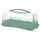 Rotho FRESH Kuchenbehälter, 16,5 cm Höhe 1722505092 , Farbe: mistletoe green