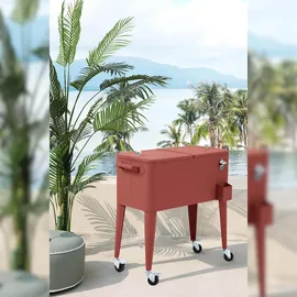 BEST Freizeitmöbel Icy Kühlbox auf Rädern 30 l