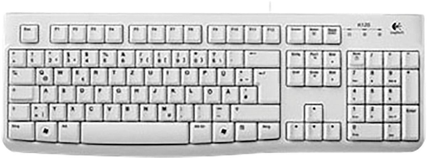 Logitech K120 for Business USB-Tastatur weiß 