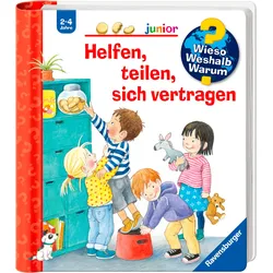 Buch RAVENSBURGER "Wieso? Weshalb? Warum? junior, Band 66: Helfen, teilen, sich vertragen", bunt, B:18,0cm H:19,7cm T:2,0cm, Bücher