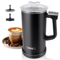 Milchaufschäumer Induktion 500W Milchschäumer Elektrisch Mit 4Modi Elektrisch...
