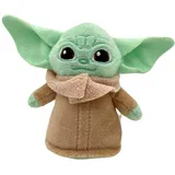 Star Wars Mandalorian | The Mandalorian Bag Clip 10 cm - Baby Yoda Plüsch 100% Polyester - Yoda Kuscheltier flauschig für Kinder ab 3 Jahren, ideal für Schule und Reisen