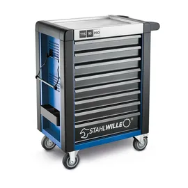 Stahlwille Werkstattwagen 95/8 PRO 8 Schubl. 496 x 827 x 1020 mm blau, RAL 270 30 35; schwarz