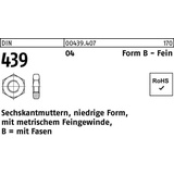 Reyher Sechskantmutter DIN 439/ISO 4035 FormB BM 42x 1,5 Automatenstahl 10 Stück