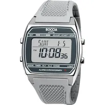 Boccia Titanium Boccia 3738-01 Digital Armbanduhr Titan Grau